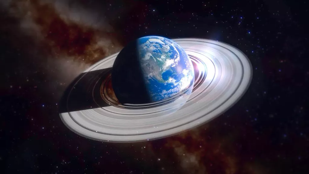 科学家:地球曾经有壮丽的光环 持续几百万年