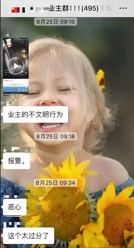 物业发布视频后业主的评论(来源网络)