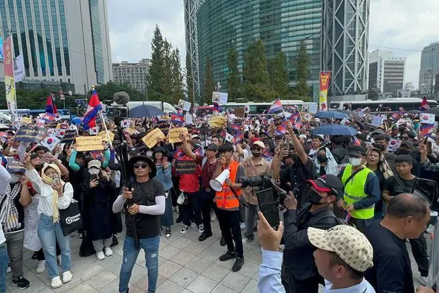 (柬埔寨爆发抗议活动)