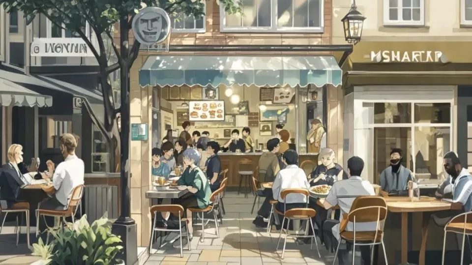 小区门口的“穷鬼小店”,挤满了游客