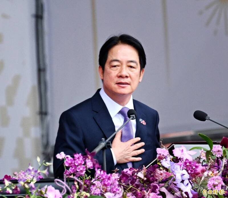 总统赖清德国庆谈话,外媒纷纷报导。(记者方宾照摄) 总统赖清德国庆谈话,外媒纷纷报导。(记者方宾照摄)