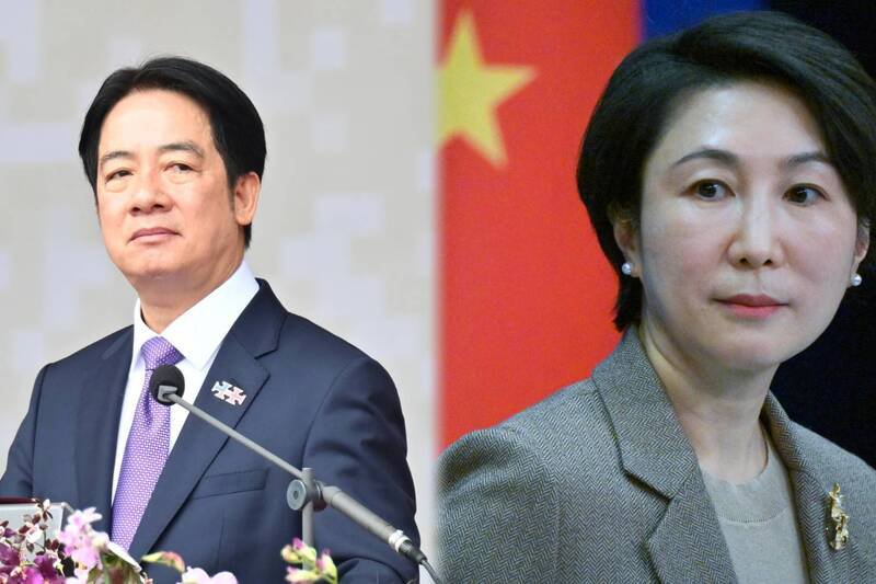 针对总统赖清德祖国论及国庆谈话,中国外交部发言人毛宁指,用「台独」谬论挑衅中国是「死路一条」。(本报资料照、法新社资料照,本报合成) 针对总统赖清德祖国论及国庆谈话,中国外交部发言人毛宁指,用「台独」谬论挑衅中国是「死路一条」。(本报资料照、法新社资料照,本报合成)