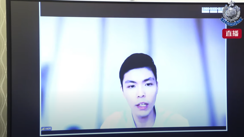 港警深伪「男变女」示范人员。(图撷自「香港警察 Hong Kong Police」YT频道) 港警深伪「男变女」示范人员。(图撷自「香港警察 Hong Kong Police」YT频道)