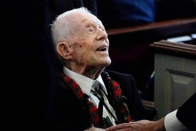 美国第39任总统吉米·卡特(Jimmy Carter)。(路透) 美国第39任总统吉米·卡特(Jimmy Carter)。(路透)