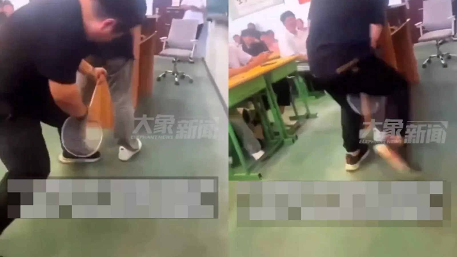 唐山男老师羽毛球拍捅学生屁股 网民怒批变态 学校:已开除