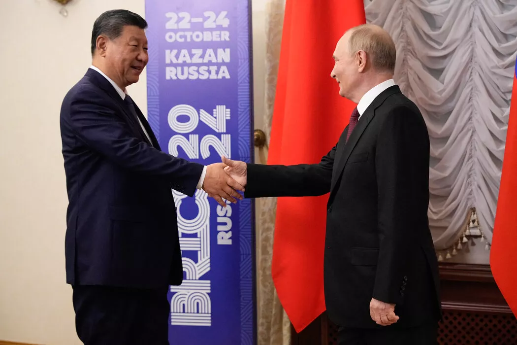 普京与习近平会面,宣称将建立"公正的世界秩序"