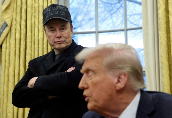 ▲▼全球首富馬斯克（Elon Musk）、美國總統川普。（圖／路透）