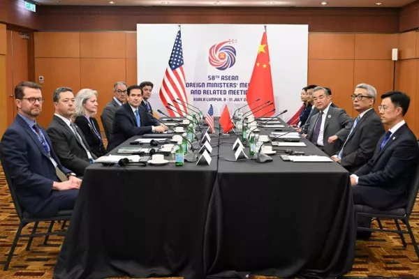 与王毅面对面会晤约1小时，鲁比奥：会谈富有成效