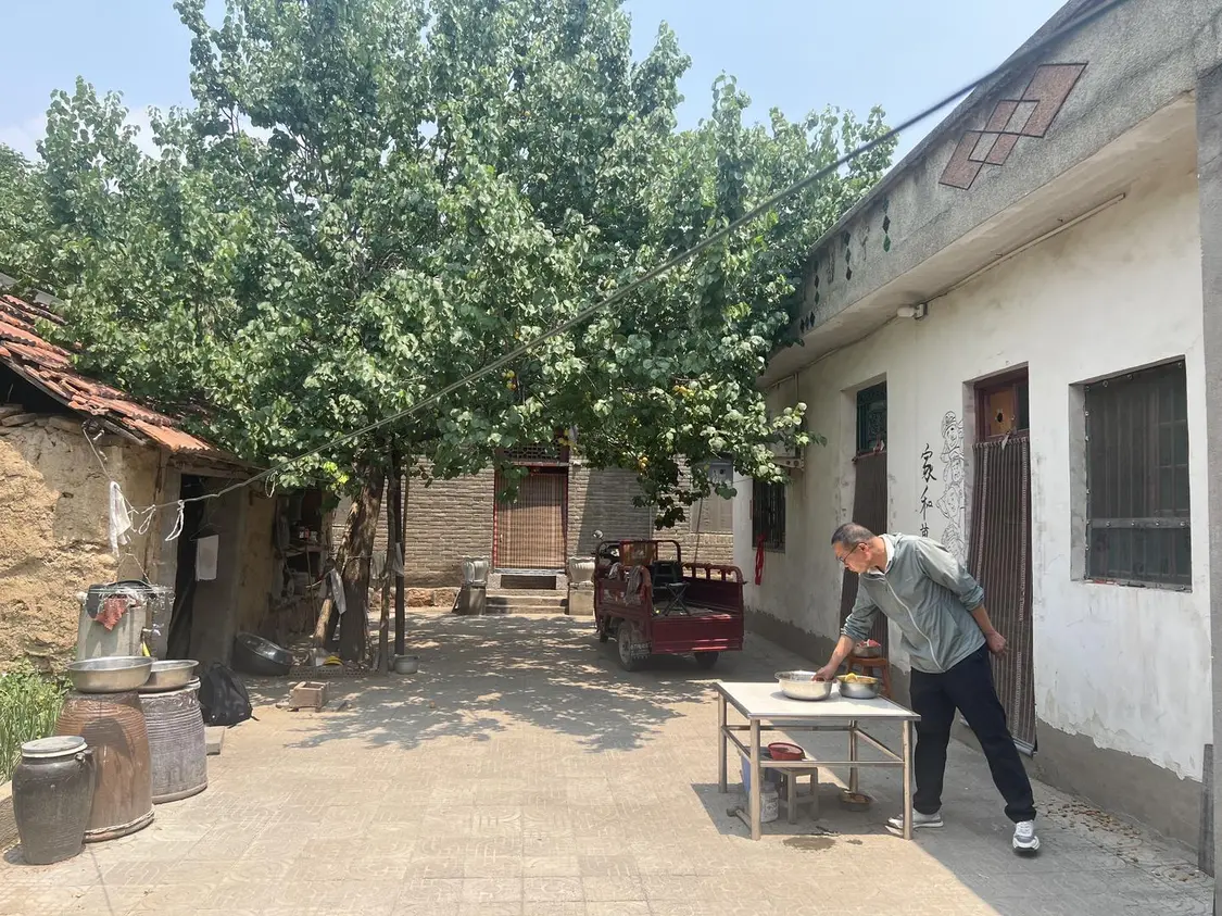 ▲张海超的老家小院