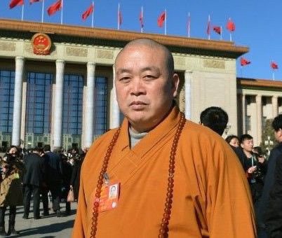 前少林寺住持方丈释永信。 图：翻摄自 X @Jerry00107966