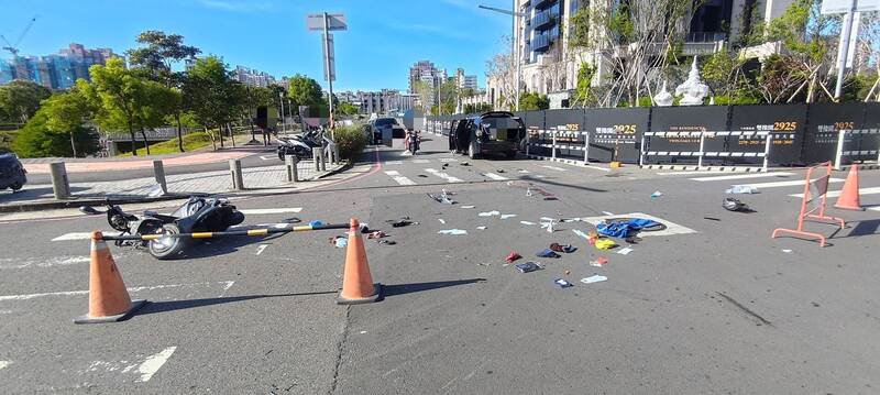 发生死亡车祸路口。(民众提供) 发生死亡车祸路口。(民众提供)