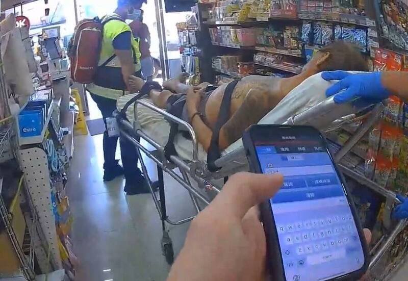警方查出连男竟是洗钱通缉犯。(记者吴升儒翻摄) 警方查出连男竟是洗钱通缉犯。(记者吴升儒翻摄)
