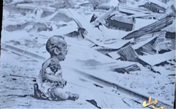 ▲▼ 抗戰、淞滬會戰、中國娃娃、中國戰地攝影師王小亭、抗日80週年紀念            。（圖／翻攝 央視、通視）