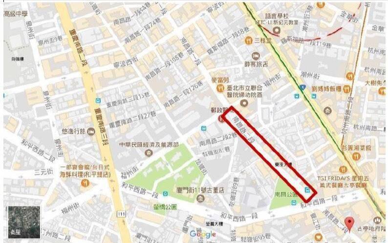 南昌路二段封闭路段。(记者刘庆侯翻摄) 南昌路二段封闭路段。(记者刘庆侯翻摄)
