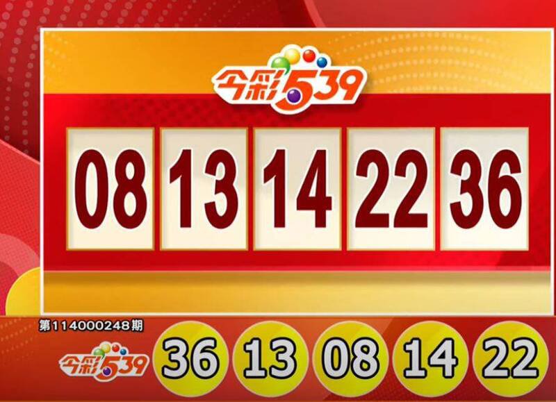 今彩539、39乐合彩开奖号码。(撷取自三立iNEWS《全民i彩券》) 今彩539、39乐合彩开奖号码。(撷取自三立iNEWS《全民i彩券》)