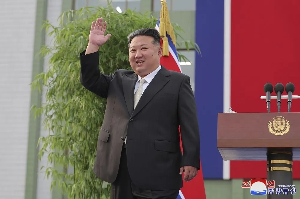 北韩领导人金正恩近日宣称人工智能与无人机的发展是现代化军队的首要任务。 （美联社）