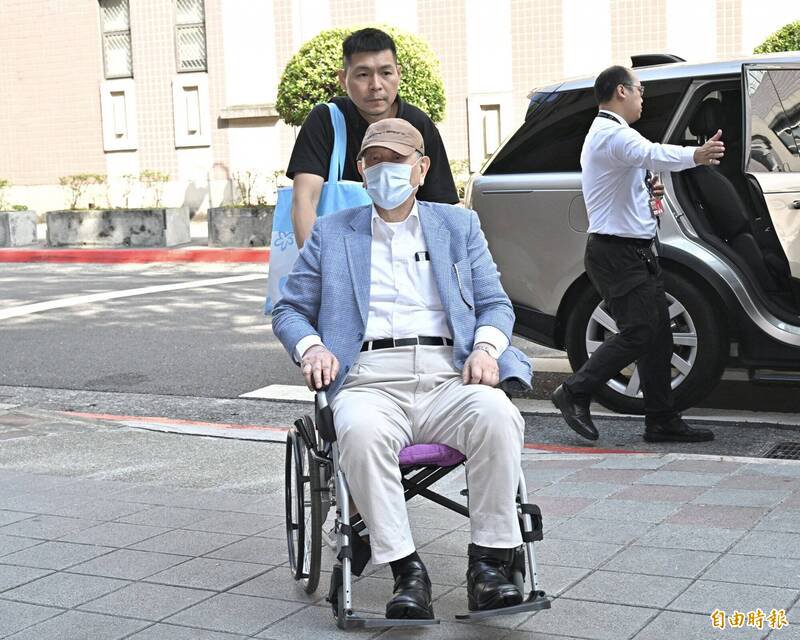 台北地院审理京华城等弊案,威京集团主席沈庆京14日出庭。(记者涂建荣摄) 台北地院审理京华城等弊案,威京集团主席沈庆京14日出庭。(记者涂建荣摄)