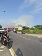 小琉球「中路」传火警 草丛窜出浓烟