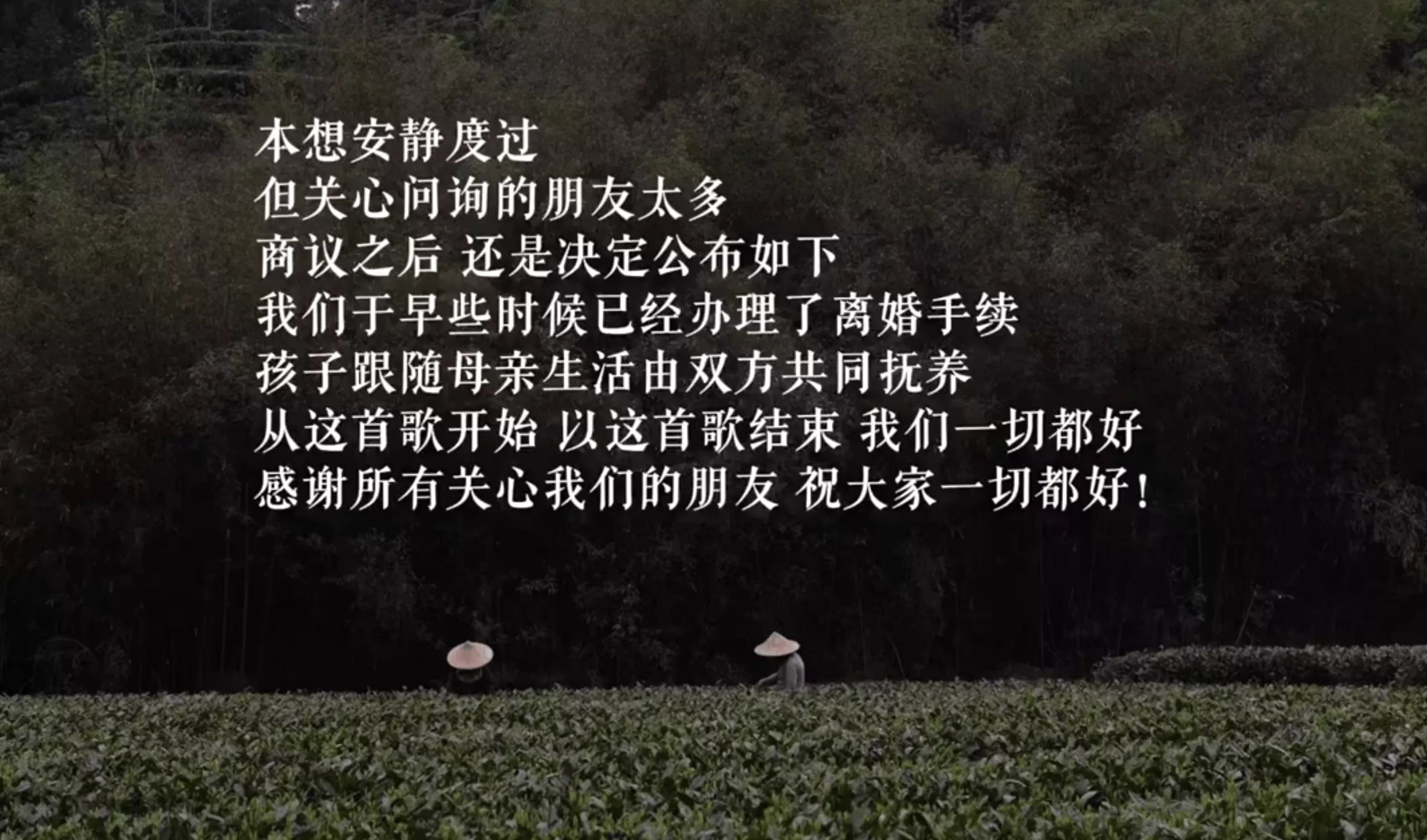 李亚鹏官宣离婚，和海哈金喜和平分手