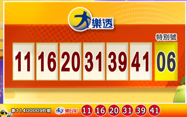 大乐透、49乐合彩开奖号码。(撷取自三立iNEWS《全民i彩券》) 大乐透、49乐合彩开奖号码。(撷取自三立iNEWS《全民i彩券》)
