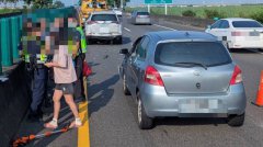 台82线快速道路2车碰撞 通勤时段一度壅塞