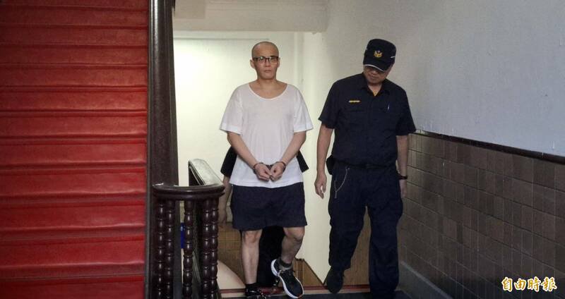 男子彭建源在KTV纵火害死五条人命被判死刑定谳。(记者杨国文摄) 男子彭建源在KTV纵火害死五条人命被判死刑定谳。(记者杨国文摄)