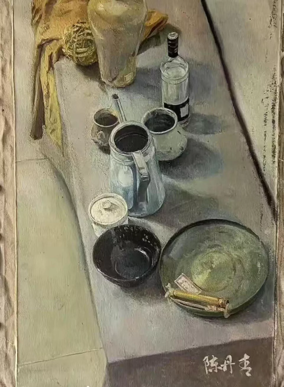 陈丹青画作真伪之争：绘画博主指认是自己课堂作业
