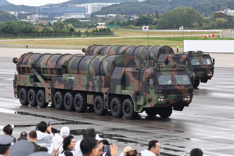 南韩国防部长安圭伯16日证实,最强飞弹「玄武-5」将于年底投入实战部署。(欧新社资料照) 南韩国防部长安圭伯16日证实,最强飞弹「玄武-5」将于年底投入实战部署。(欧新社资料照)