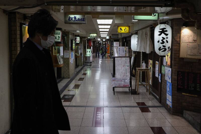 日本大阪梅田地下街,示意图,与本新闻事件无关。(彭博) 日本大阪梅田地下街,示意图,与本新闻事件无关。(彭博)