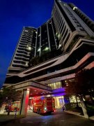 罗东4星村却酒店B1停车场火警 自动消防洒水启动迅速灭火
