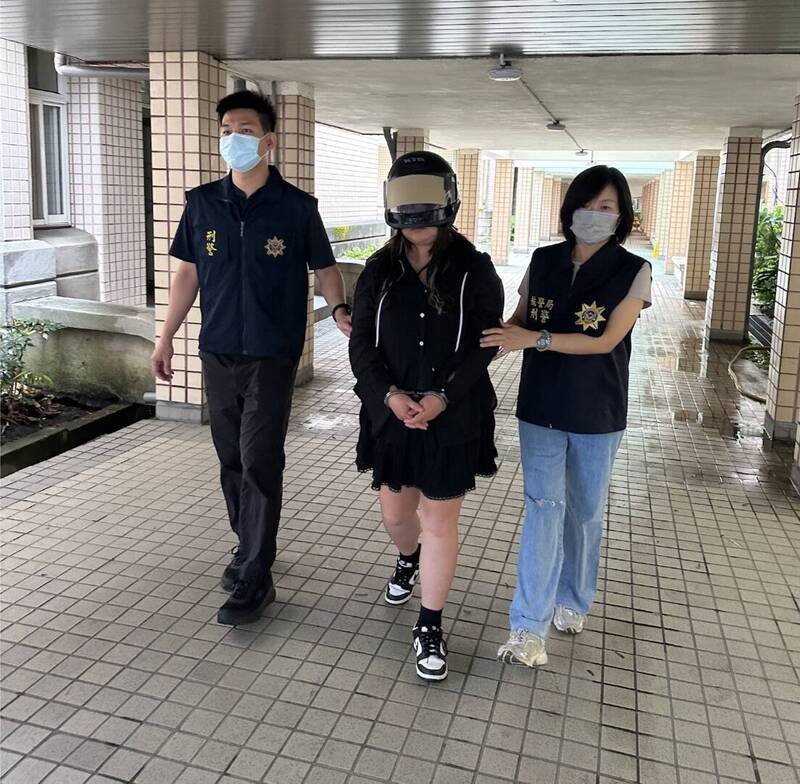 运毒的林姓女子。(航警局提供) 运毒的林姓女子。(航警局提供)
