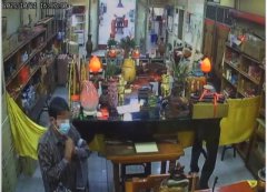 彰化溪州天圆宫连2天金牌遭窃 作案前还顶礼膜拜