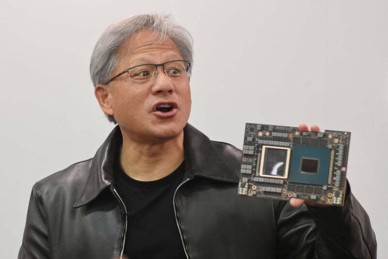 中国军方迄今仍能取得辉达受管制的晶片。(法新社档案照) 中国军方迄今仍能取得辉达受管制的晶片。(法新社档案照)