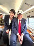 同乘「陆战队1号」!高市早苗秀「川高」合照 日本民众沸腾