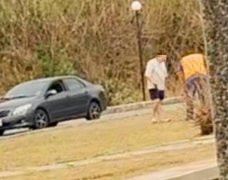 澎湖公然试枪男抓到了 警以车追人起出镇暴枪