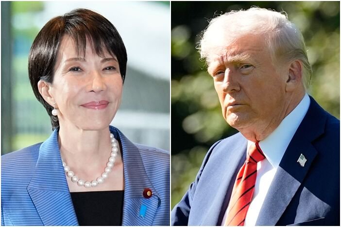 ▲▼ 美國總統川普與日本首相高市早苗。（圖／達志影像／美聯社）