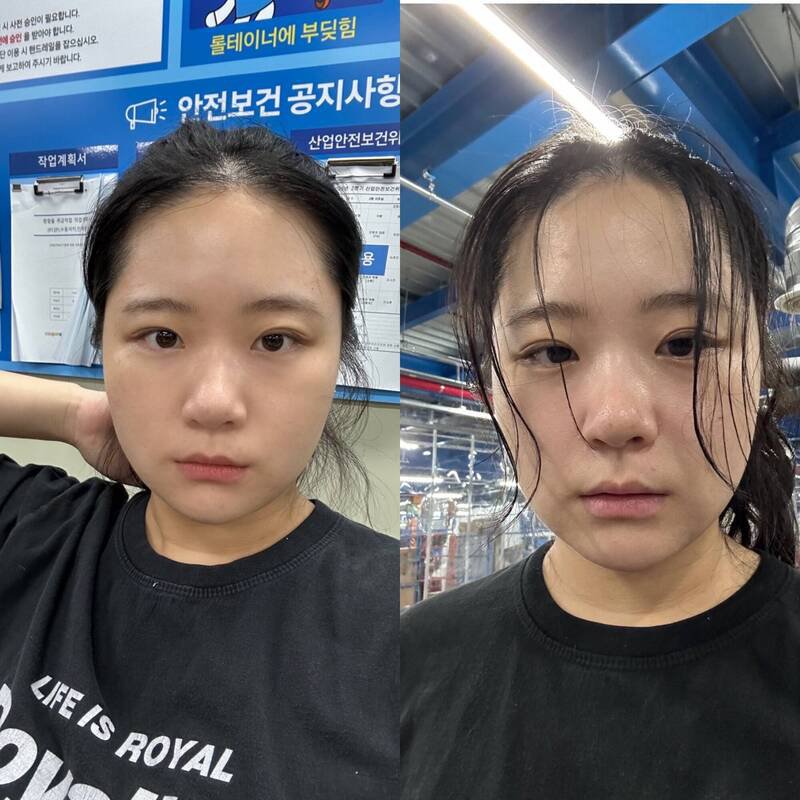 朴志玹9月曾在酷澎物流中心打工。（图撷自朴志玹脸书频道）