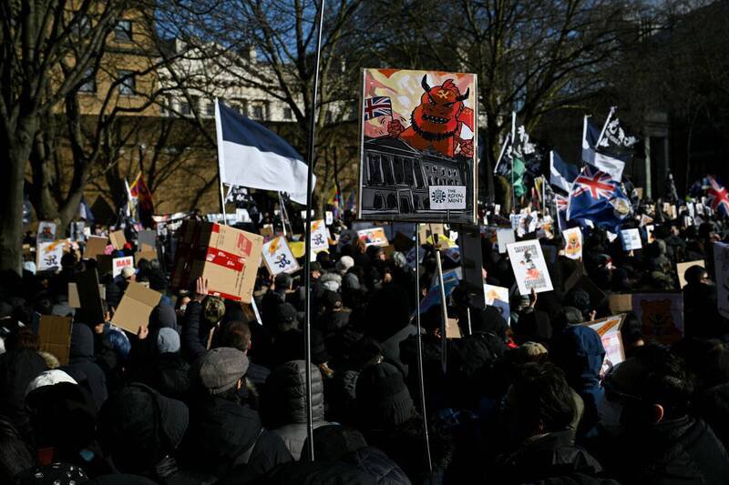 中国2018年以超过2.5亿英镑，买下邻近伦敦金融城的英国皇家铸币厂旧址，规划兴建新使馆，引发各方抗议。（路透档案照）