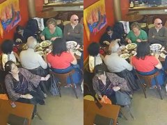 画面曝光！女贼餐厅「30秒偷包」同桌一家人完全没发现