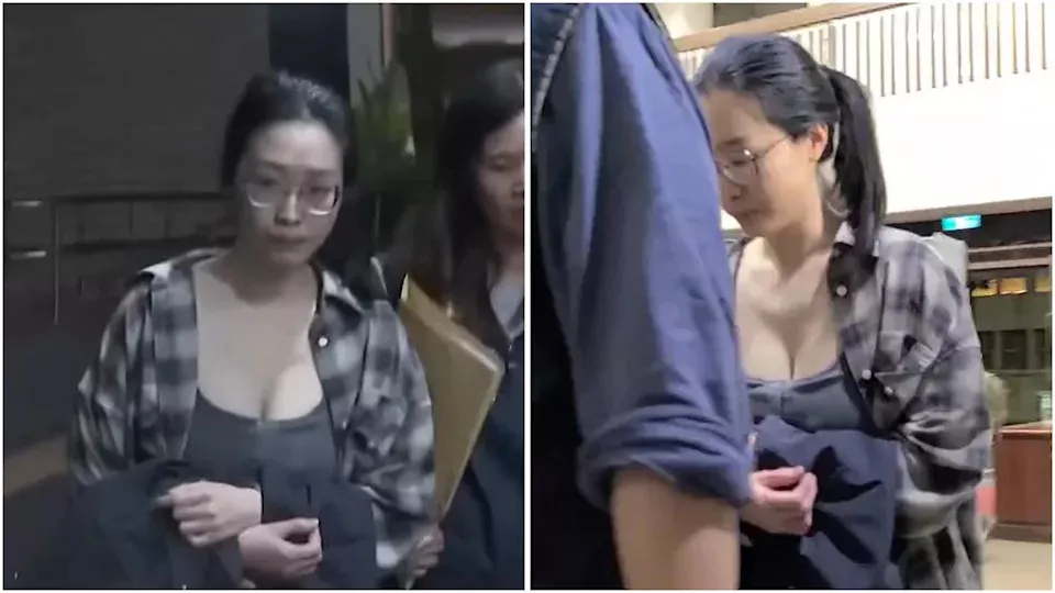 太子爆乳女特助灿笑交保 律师：难怪她开心