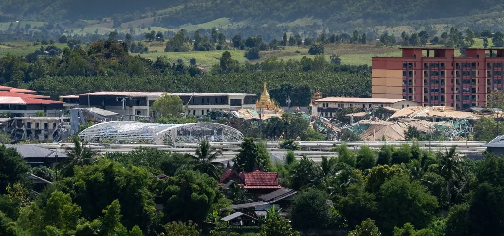 缅甸拆KK园区百栋建筑：医院健身房卡拉OK一应俱全