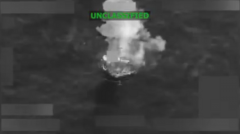 美军东太平洋扫毒 防长：击沉2船炸死6人