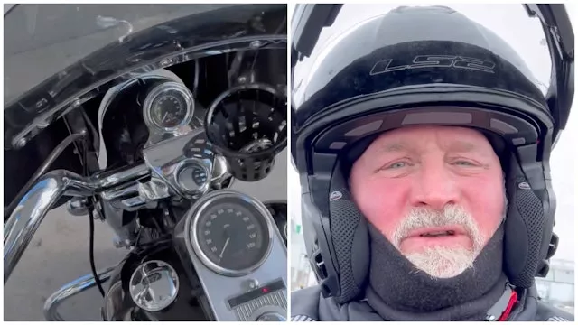 政府关门影响航班 议员零下骑16小时电单车赶回华府