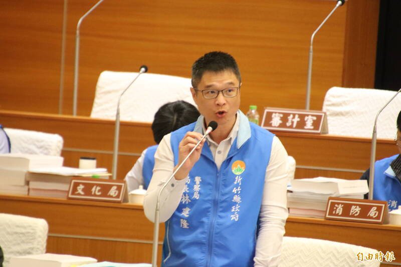 新竹县警局长林建隆说，警察虽非动保案件的主管机关，但是为了配合查缉，确有把相关作业要点化成员警的常训课程，让每个警察、每个派出所都有能力协助动保所处理。（记者黄美珠摄）