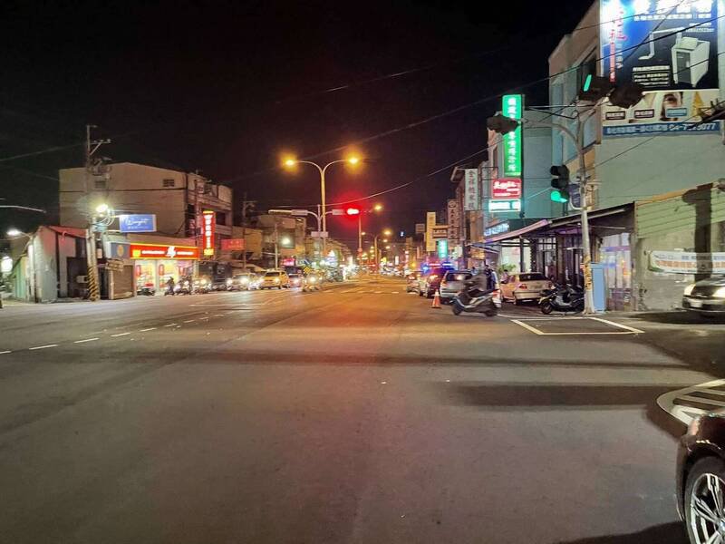 发生碰撞事故的路口。（图由警方提供）