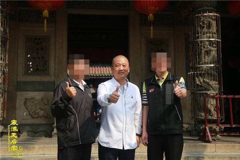 侦办人员查出丁男7年前就以宗教交流模式来台。（翻摄自鹿港天后宫网站）