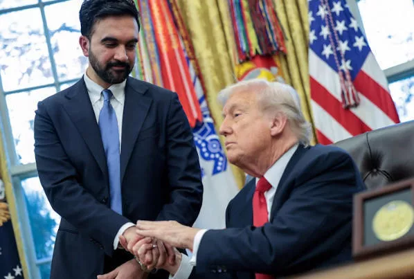 特朗普见“社会主义者”马姆达尼，两人“化干戈为玉帛”