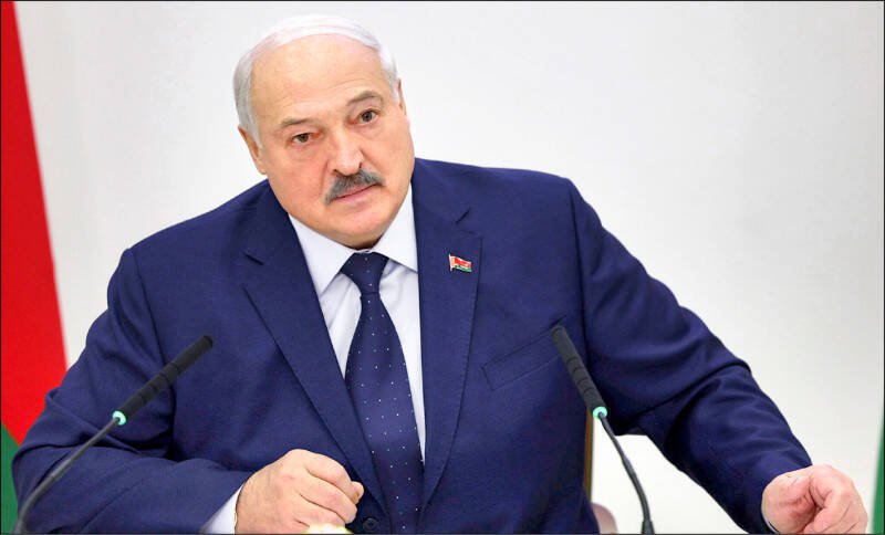 白俄罗斯总统鲁卡申柯。（欧新社）