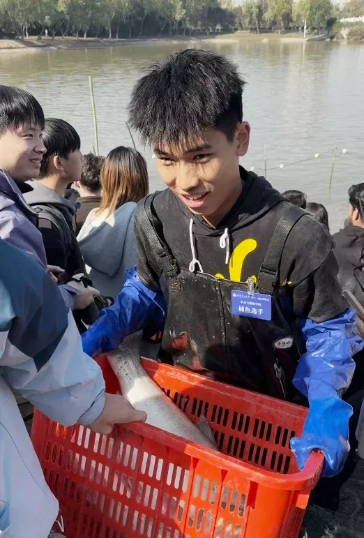 一位同学收获颇丰。图/九派新闻记者 符程郡