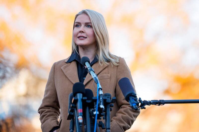 白宫新闻秘书李威特表示，川普总统本周没有与泽伦斯基会晤的安排。（欧新社）